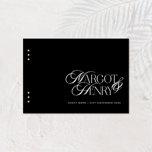 Cherished Wedding Guest Book | Old Money Collection