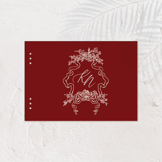 Personalised Guest Book - Victorian Style