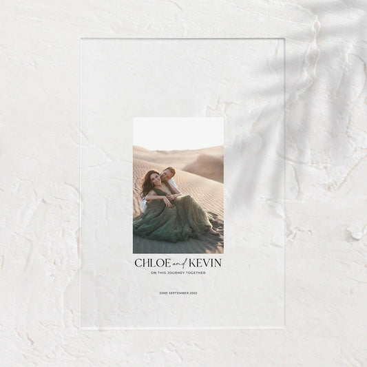 Acrylic Photo Sign - Chloe 2 - Wedding Signs