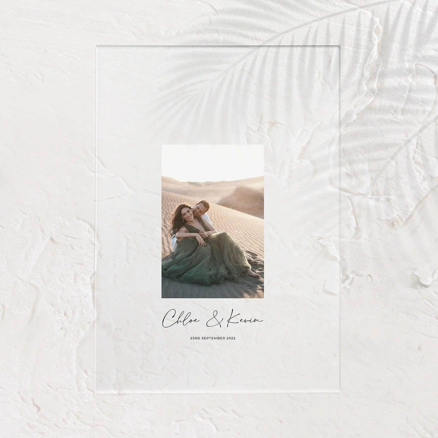 Acrylic Photo Sign - Chloe 3 - Wedding Signs