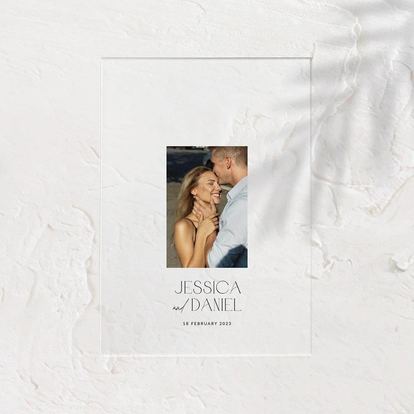 Acrylic Photo Sign - Jessica 2 - Wedding Signs
