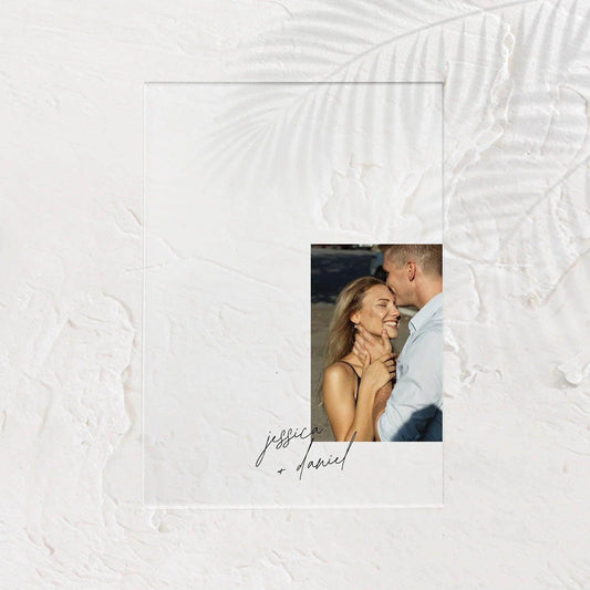 Acrylic Photo Sign - Jessica 3 - Wedding Signs