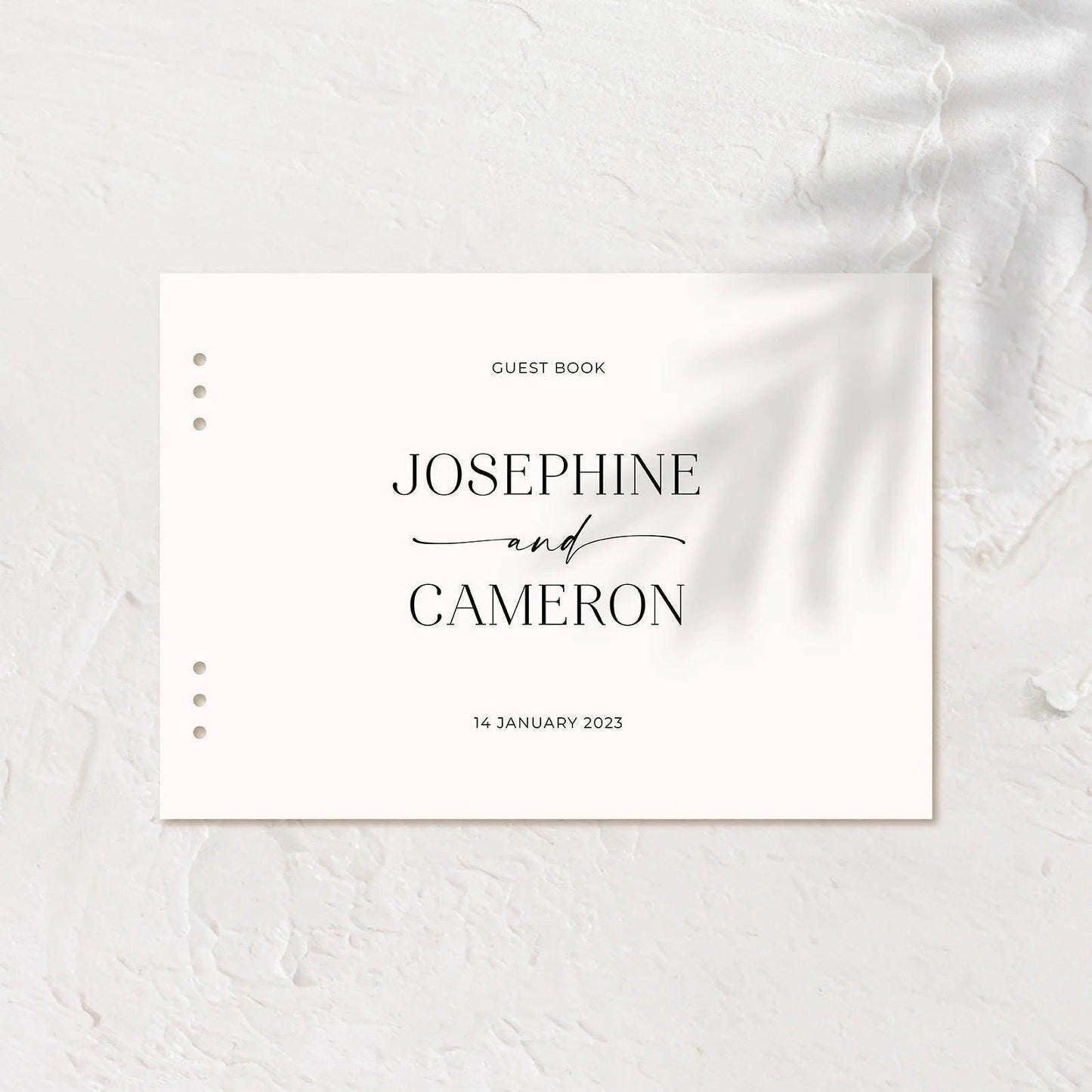 Chic Acrylic Guest Book - Josephine 1 - Wedding Signs