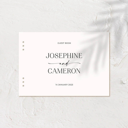 Chic Acrylic Guest Book - Josephine 1 - Wedding Signs
