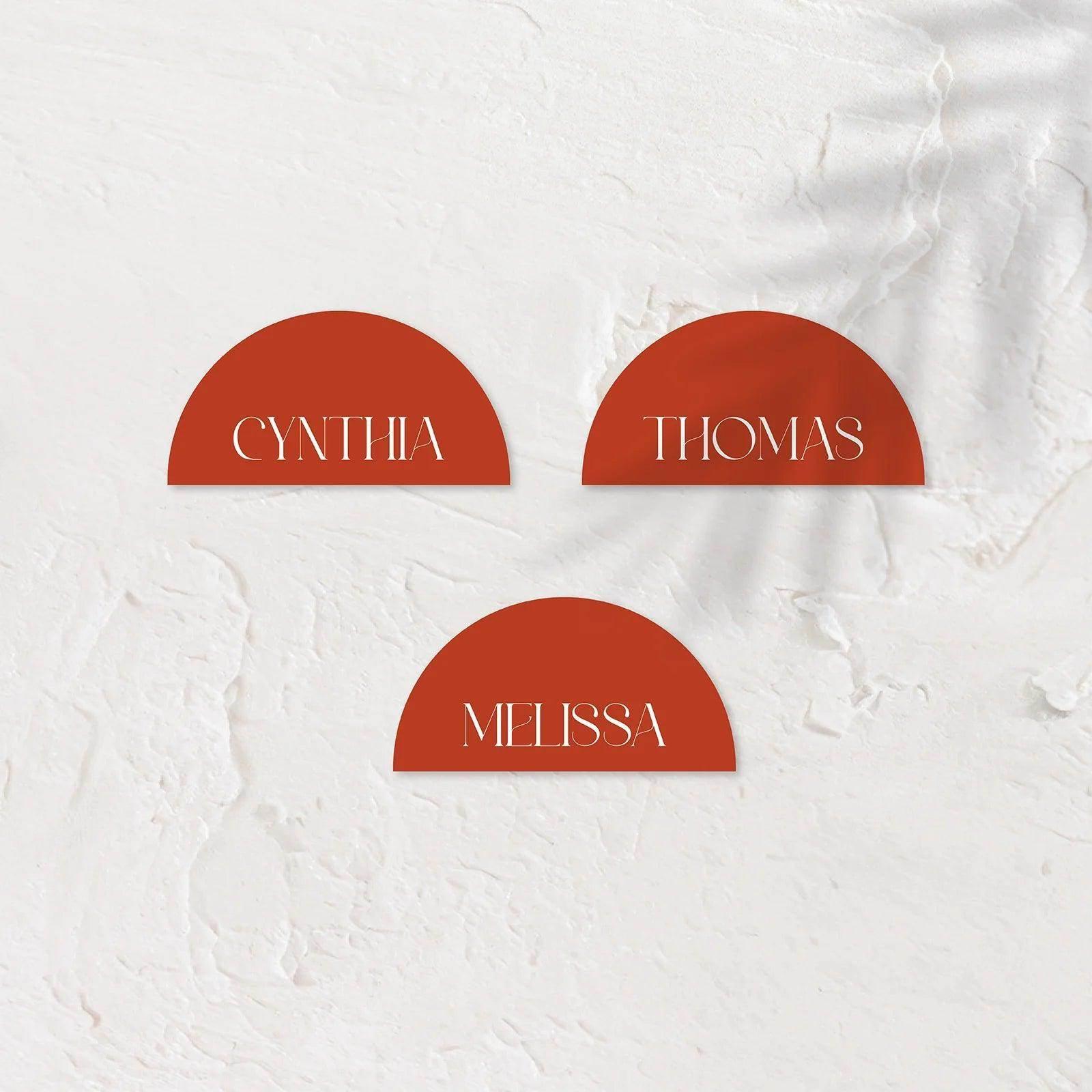 Chic Place Cards - Ariana 6 - Wedding Signs