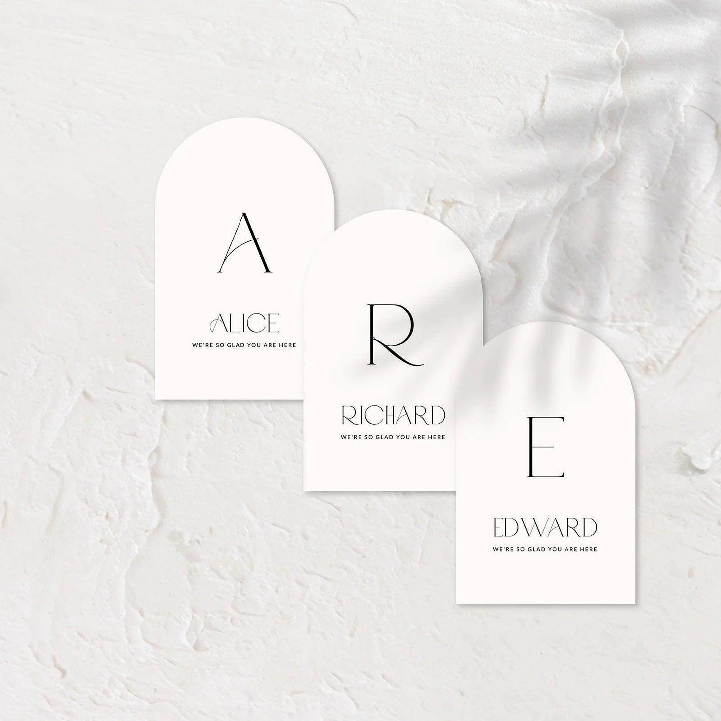 Chic Place Cards - Jessica 3 - Wedding Signs