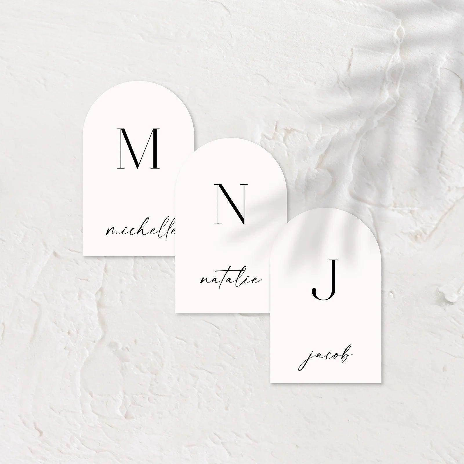 Chic Place Cards - Josephine 3 - Wedding Signs