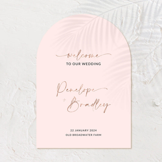 Chic Welcome Sign - Penelope - Wedding Signs