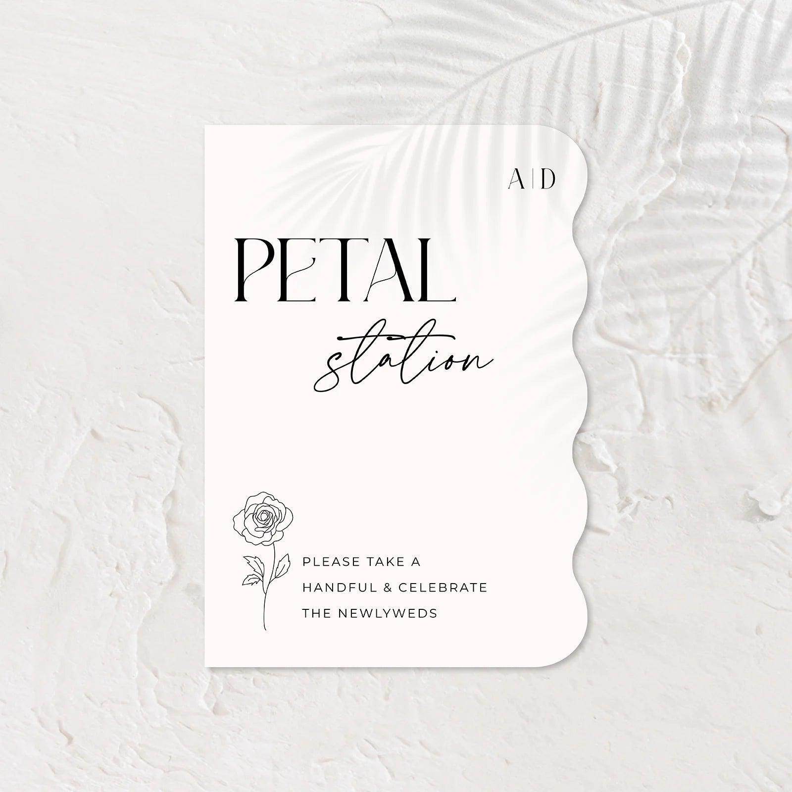 Classic Small Wedding Signs - Ariana 8 - Wedding Signs