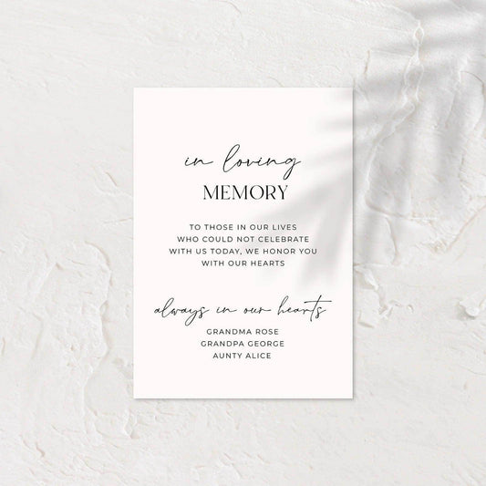 Classic Small Wedding Signs - Chloe 4 - Wedding Signs