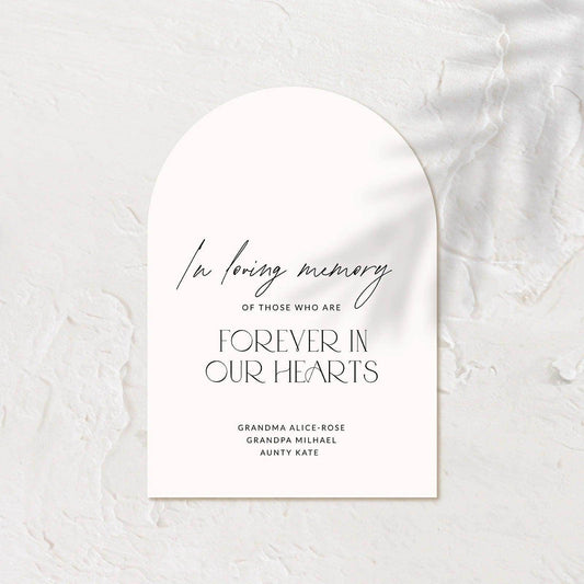 Classic Small Wedding Signs - Jessica 4 - Wedding Signs