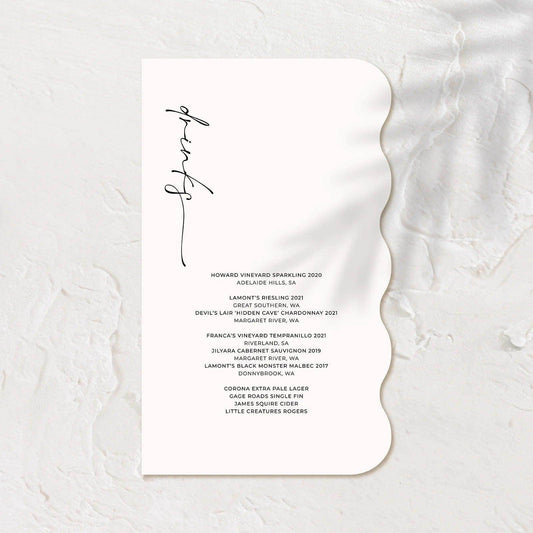 Elegant Bar Sign - Chloe 3 - Wedding Signs