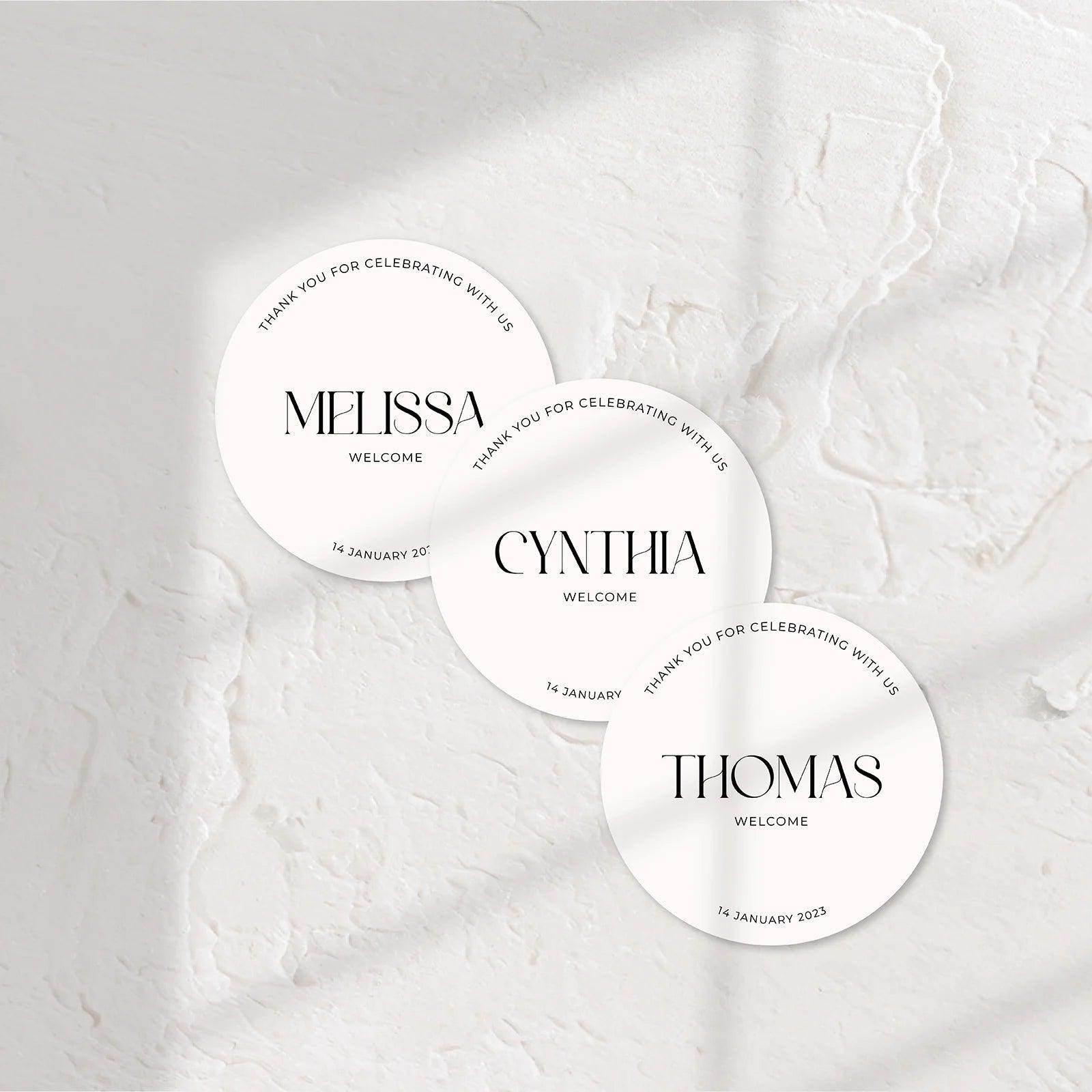 Elegant Place Cards - Ariana 5 - Wedding Signs