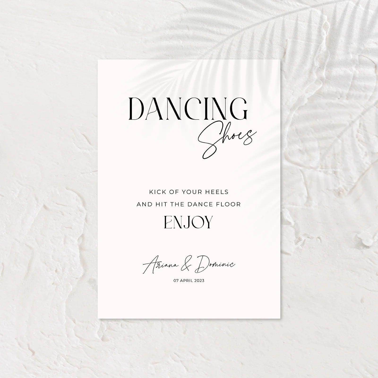 Elegant Small Wedding Signs - Ariana 5 - Wedding Signs