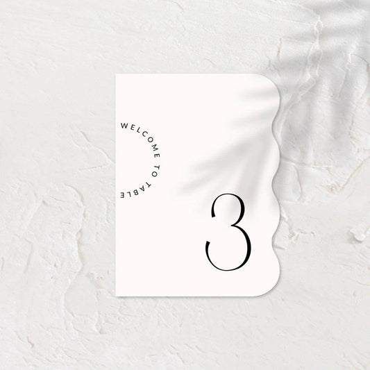 Elegant Table Numbers - Jessica 2 - Wedding Signs
