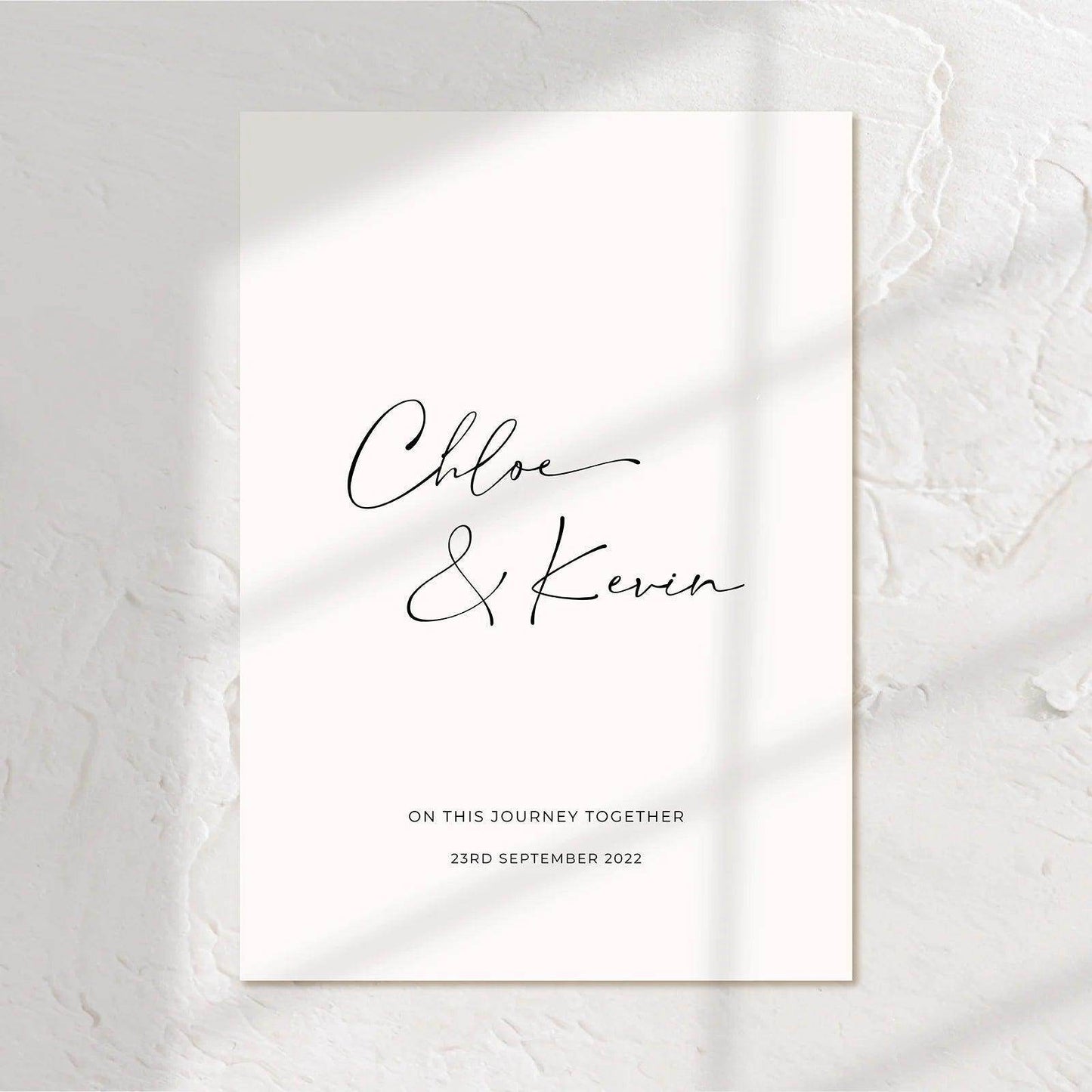 Elegant Welcome Sign - Chloe 3 - Wedding Signs