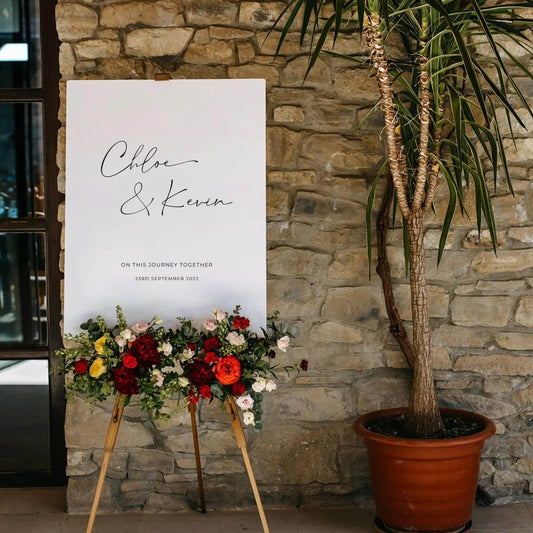 Elegant Welcome Sign - Chloe 3 - Wedding Signs