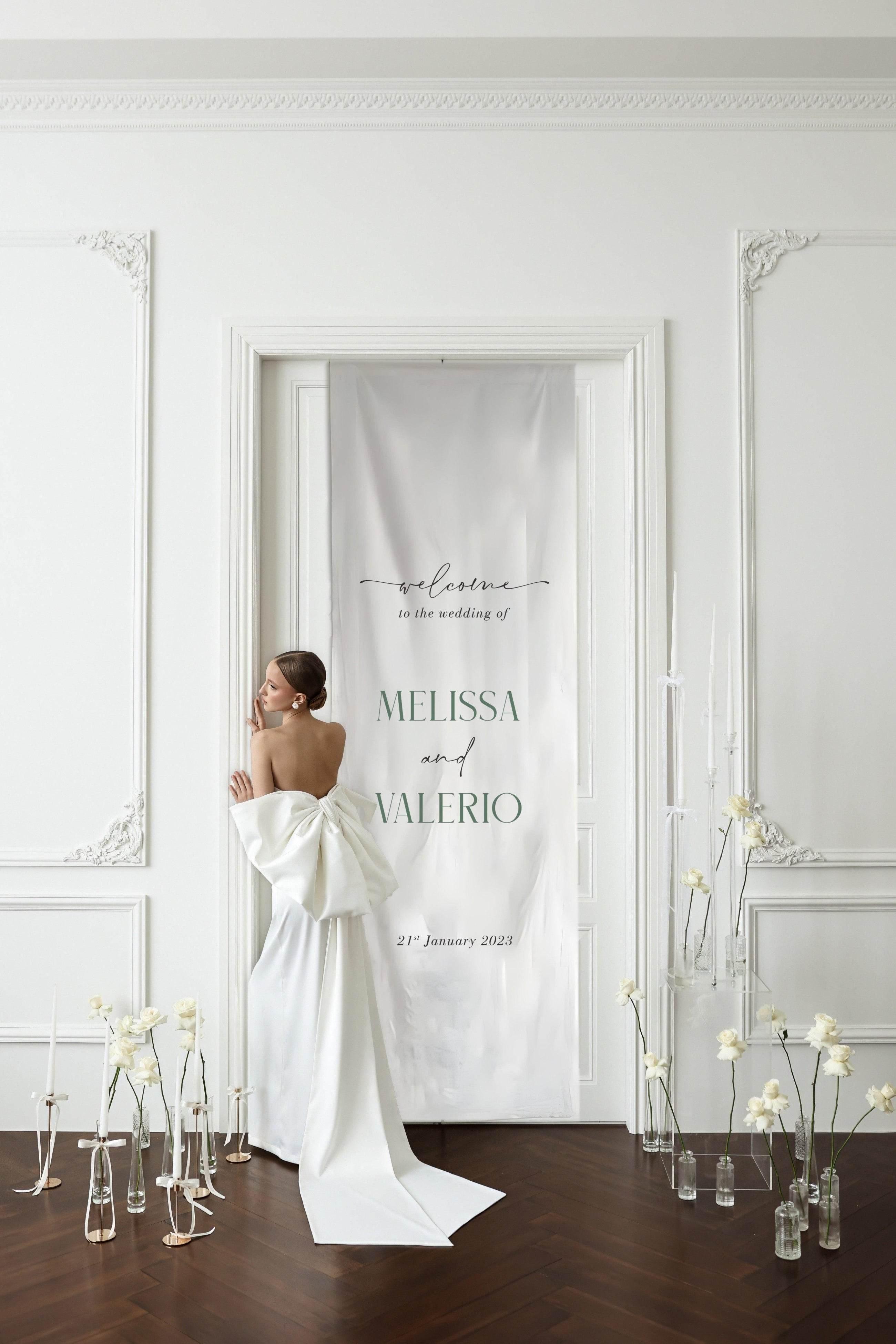 Fabric Wedding Sign - Wedding Signs