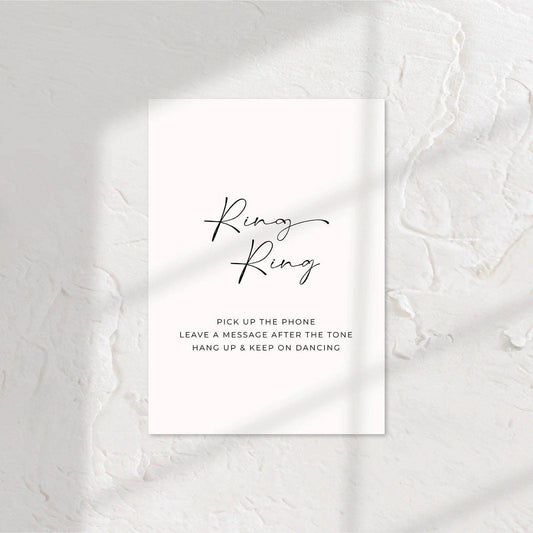 Lovely Small Wedding Signs - Chloe 3 - Wedding Signs
