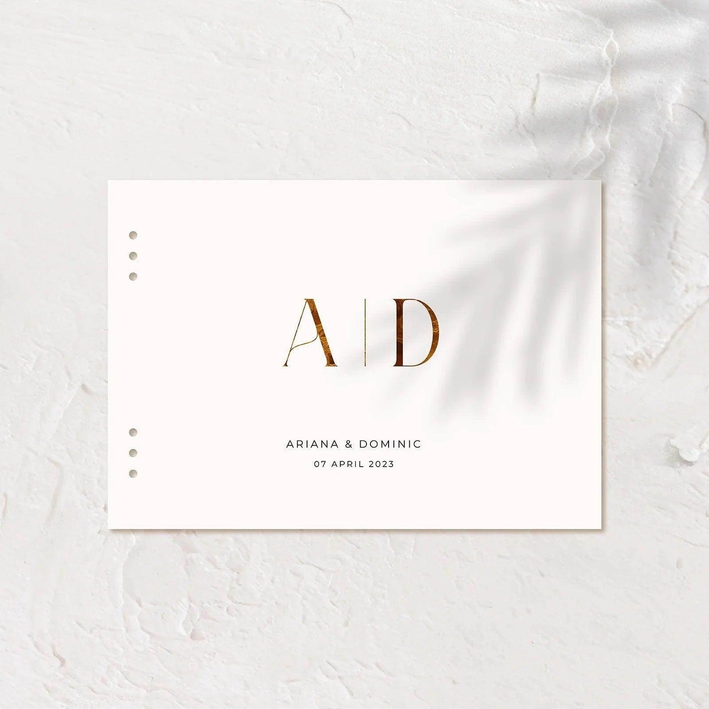Luxury Acrylic Guest Book - Ariana 1 - Wedding Signs