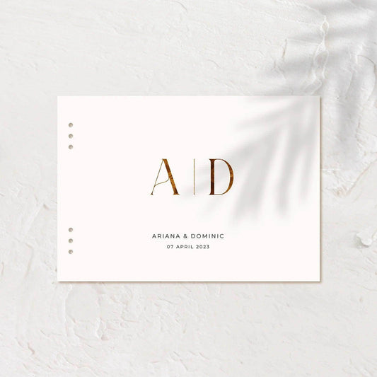 Luxury Acrylic Guest Book - Ariana 1 - Wedding Signs