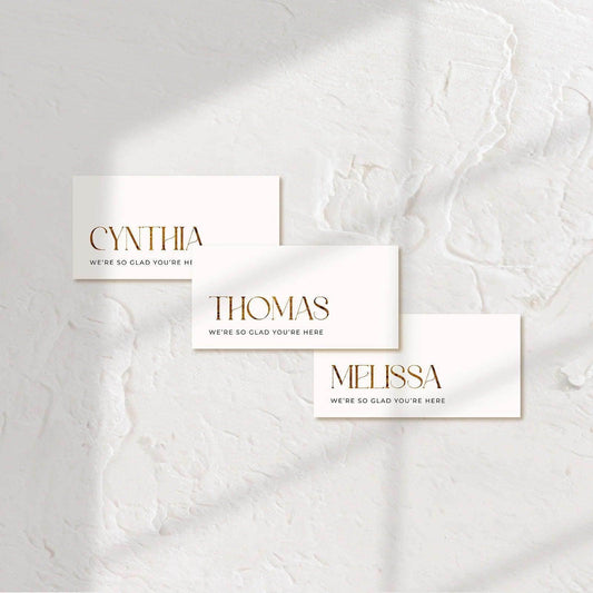 Modern Place Cards - Ariana 1 - Wedding Signs