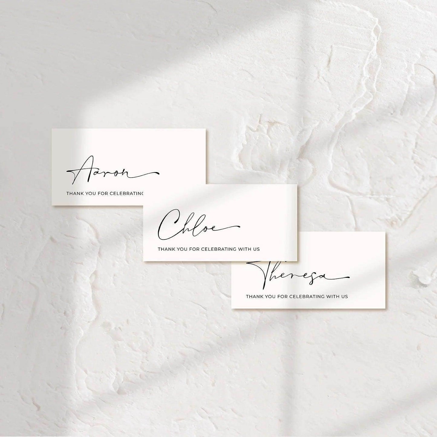 Modern Place Cards - Chloe 1 - Wedding Signs