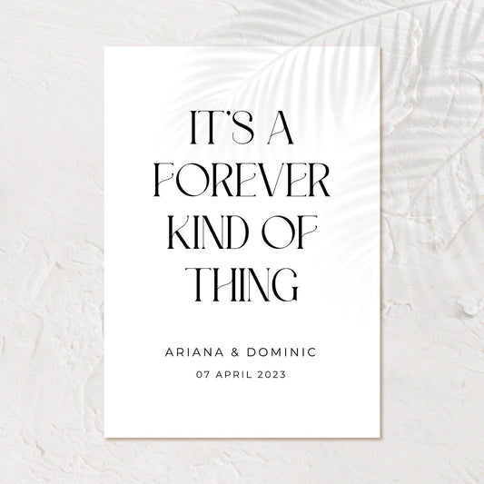 Modern Welcome Sign - Ariana 2 - Wedding Signs