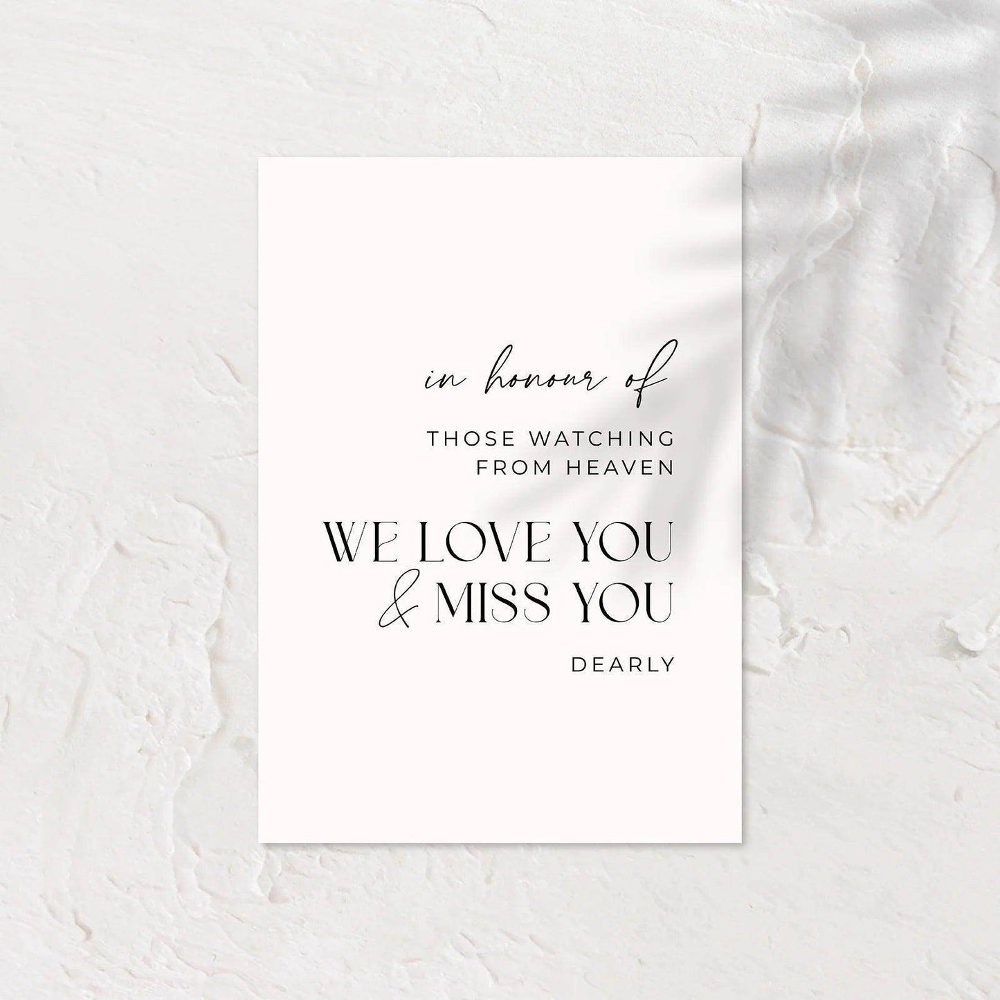 Personalised Small Wedding Signs - Ariana 4 - Wedding Signs