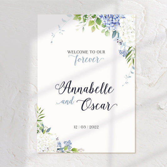 Personalised Welcome Sign - Annabelle - Wedding Signs