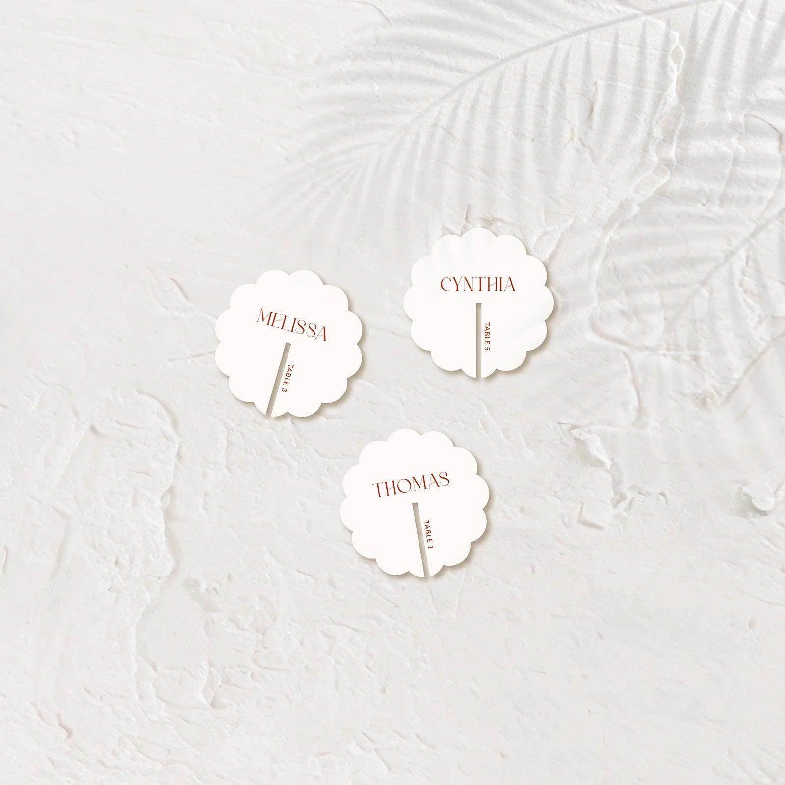 Sophisticated Acrylic Drinks Tag - Ariana 1 - Wedding Signs