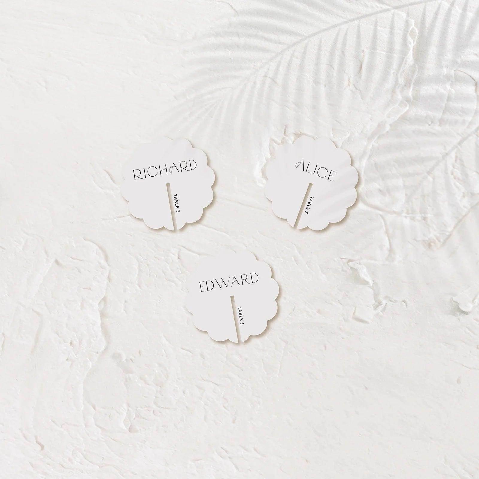 Sophisticated Acrylic Drinks Tag - Jessica 1 - Wedding Signs