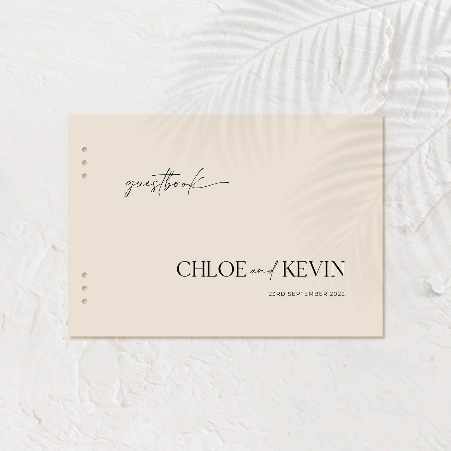 Sophisticated Acrylic Guest Book - Chloe 2 - Wedding Signs