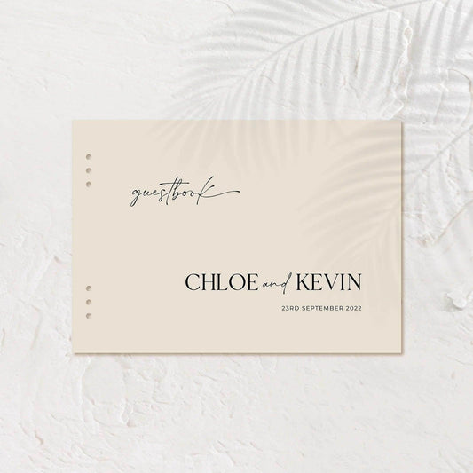 Sophisticated Acrylic Guest Book - Chloe 2 - Wedding Signs