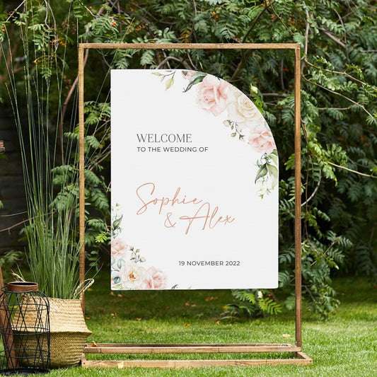 Sophisticated Welcome Sign - Sophie - Wedding Signs
