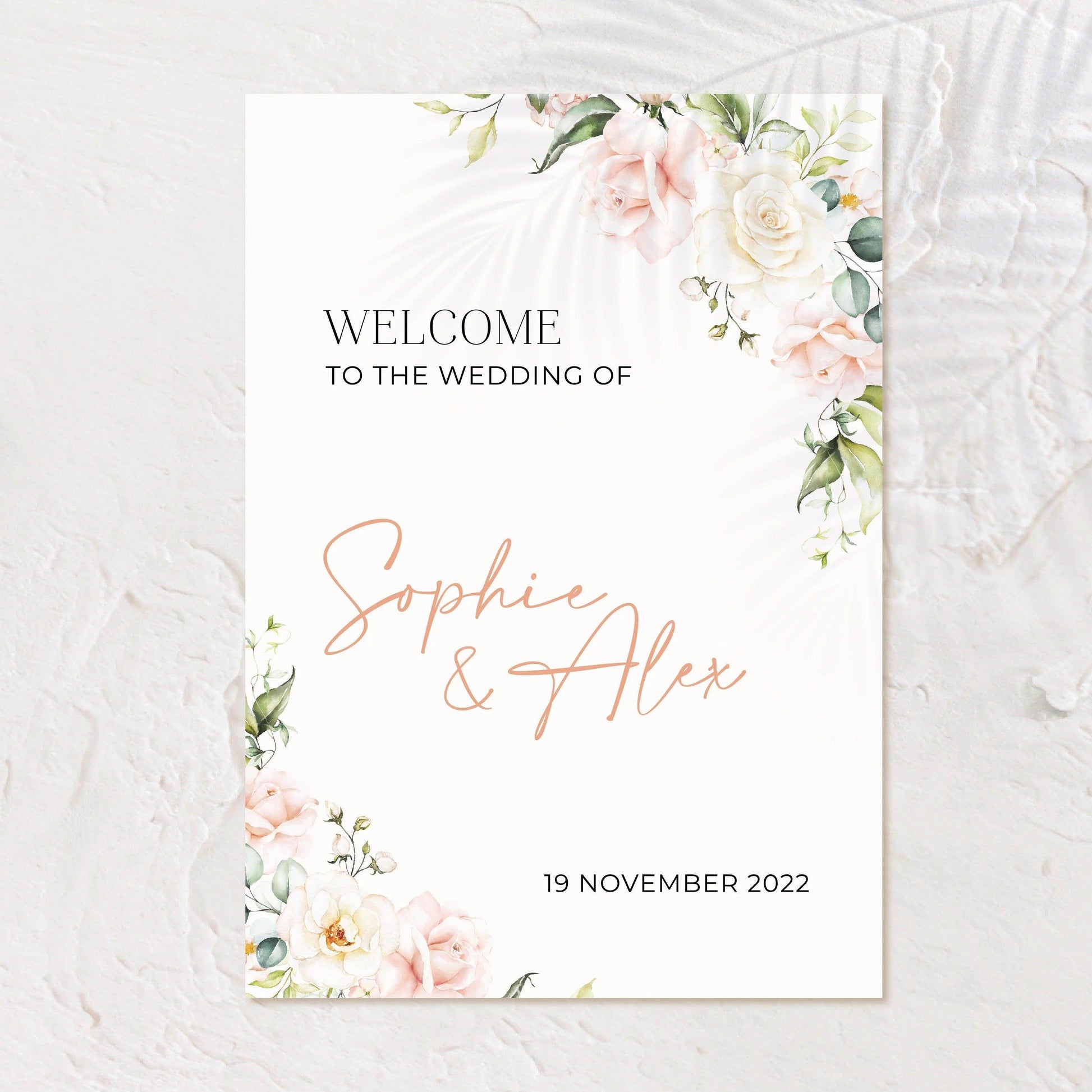 Sophisticated Welcome Sign - Sophie - Wedding Signs