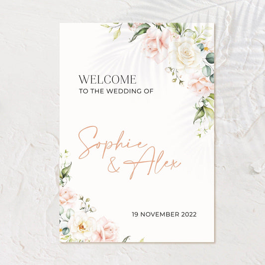 Sophisticated Welcome Sign - Sophie - Wedding Signs