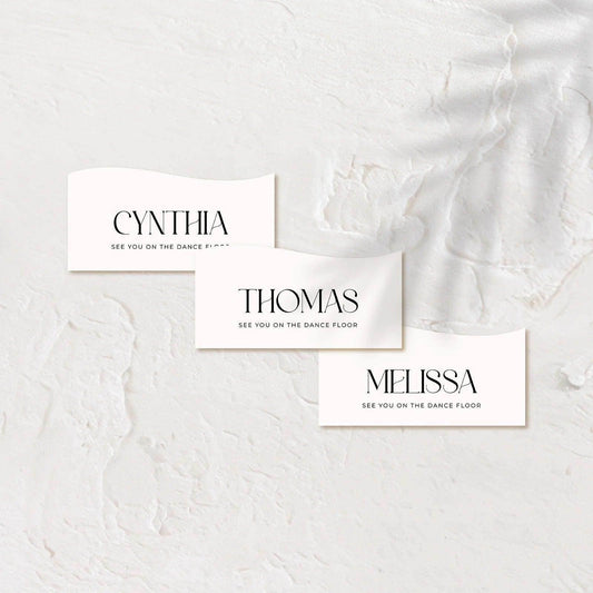 Stylish Place Cards - Ariana 2 - Wedding Signs