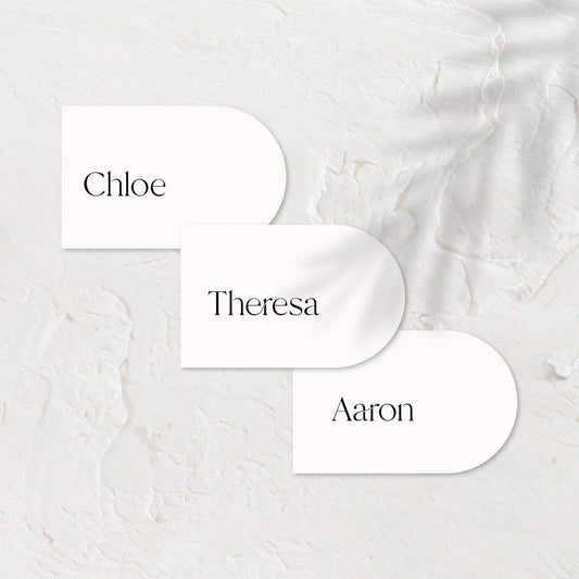 Stylish Place Cards - Chloe 3 - Wedding Signs
