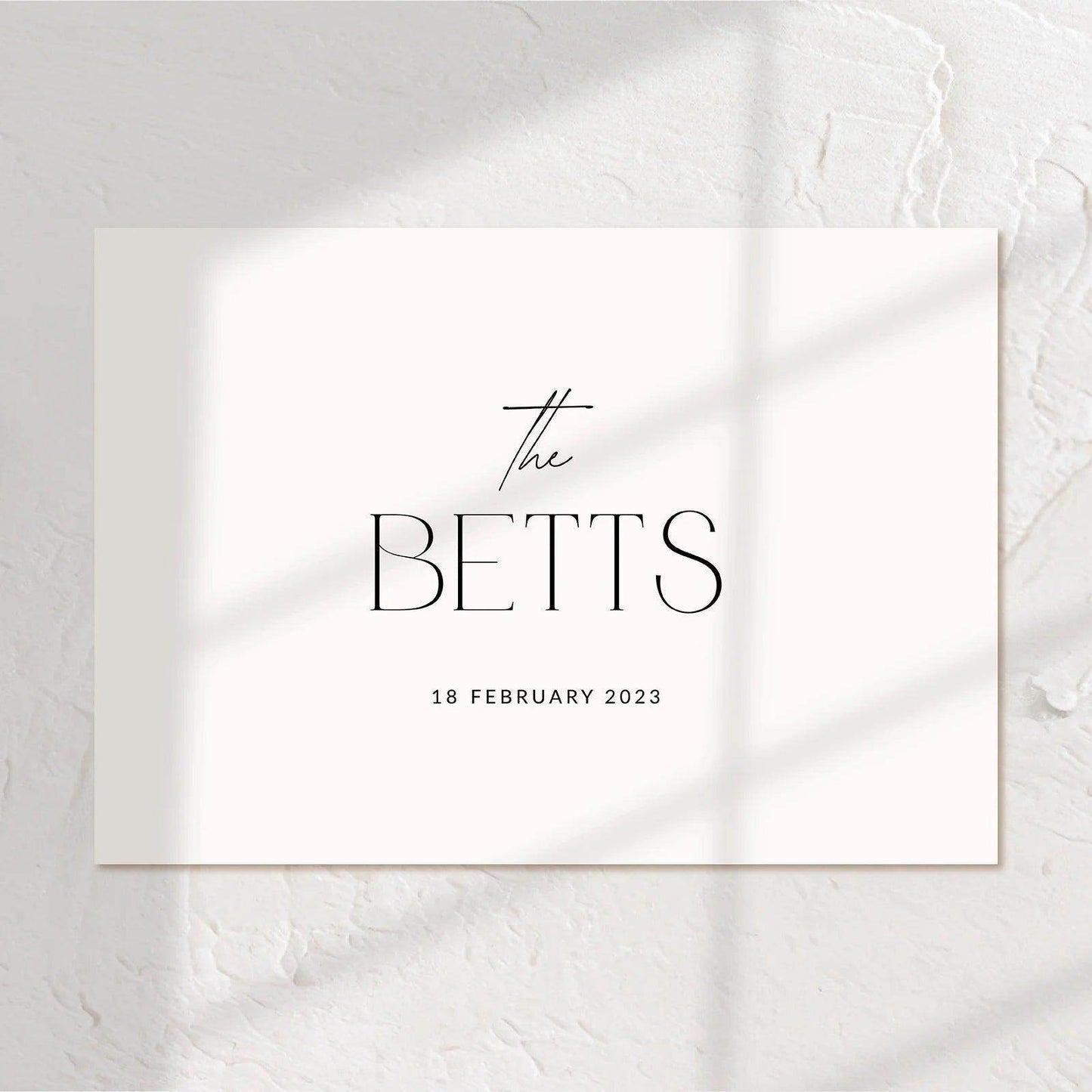 Stylish Wedding Welcome Sign - Jessica 7 - Wedding Signs