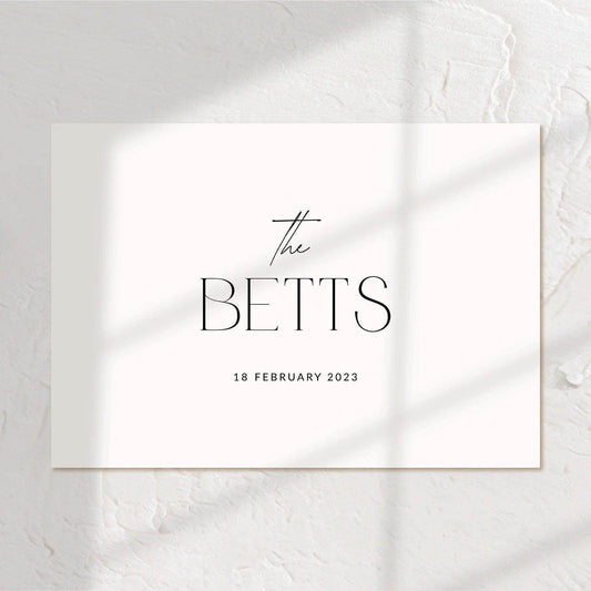 Stylish Wedding Welcome Sign - Jessica 7 - Wedding Signs