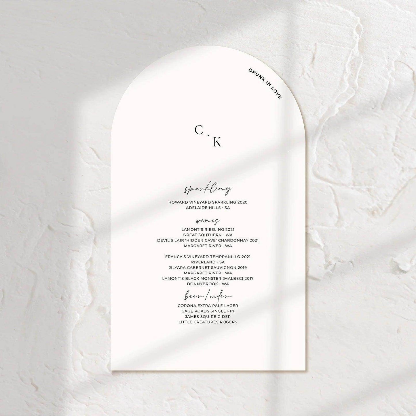 Timeless Bar Sign - Chloe 5 - Wedding Signs