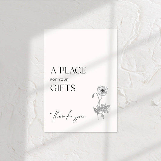 Timeless Small Wedding Signs - Chloe 6 - Wedding Signs