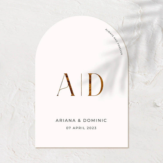 Timeless Welcome Sign - Ariana 1 - Wedding Signs