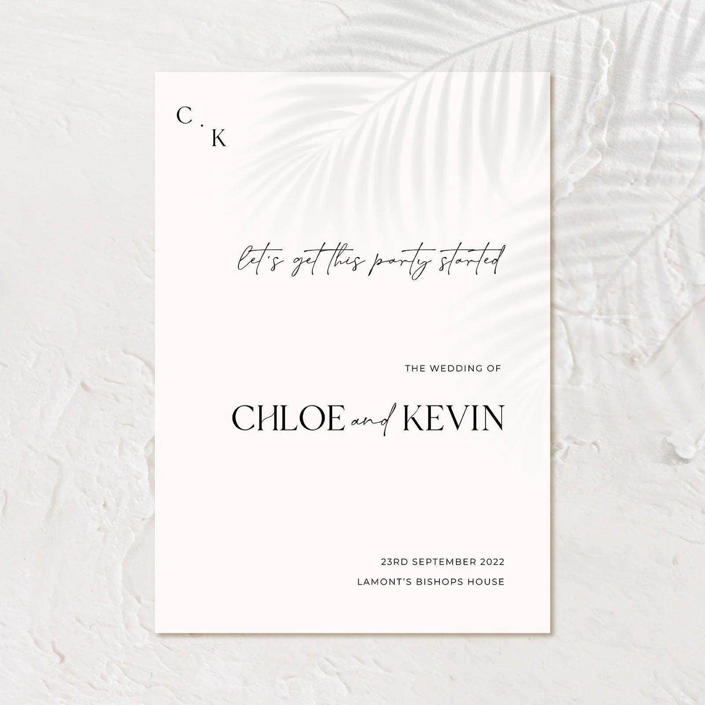 Timeless Welcome Sign - Chloe 2 - Wedding Signs