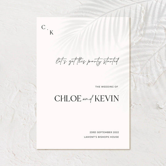 Timeless Welcome Sign - Chloe 2 - Wedding Signs
