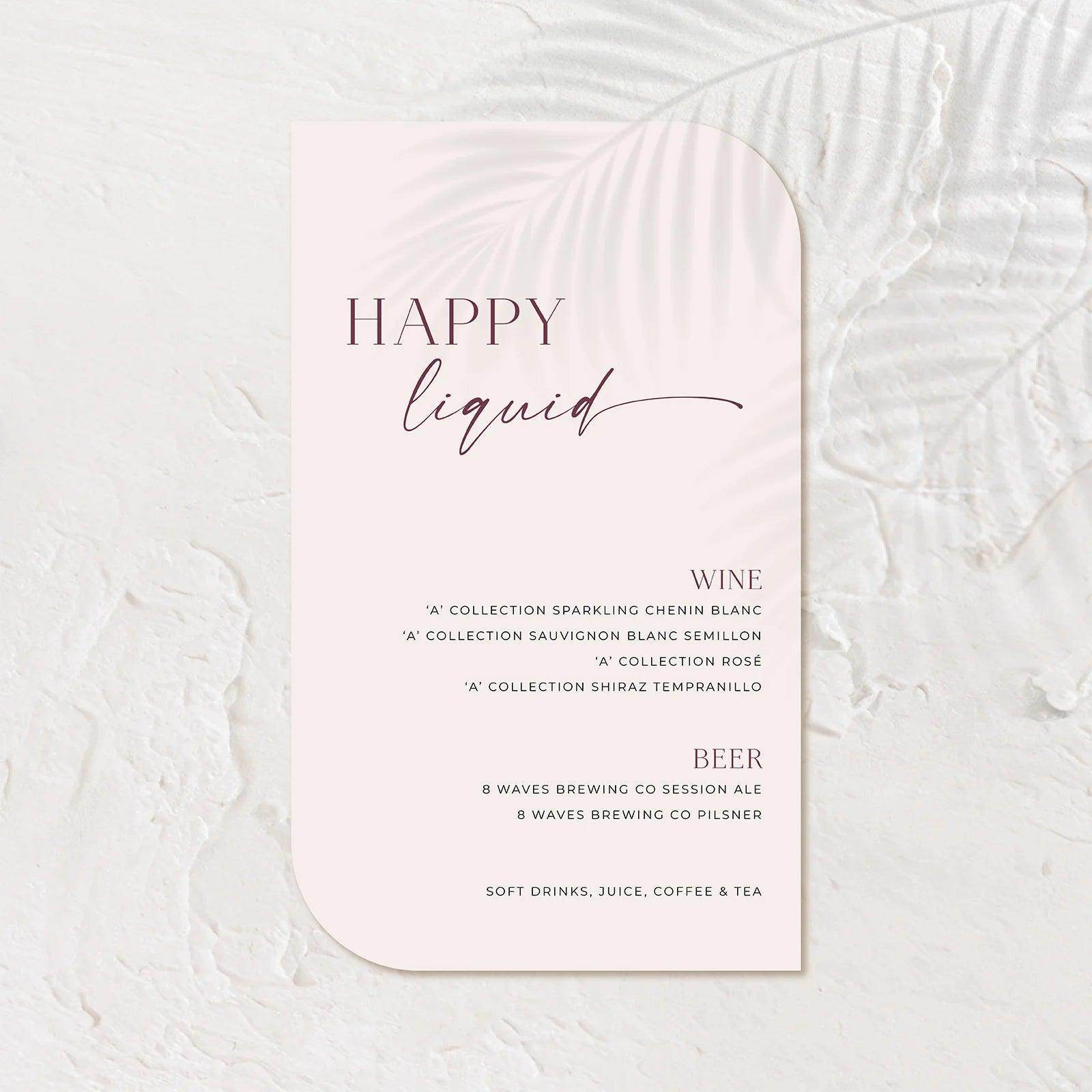 Trendy Bar Sign - Josephine 4 - Wedding Signs
