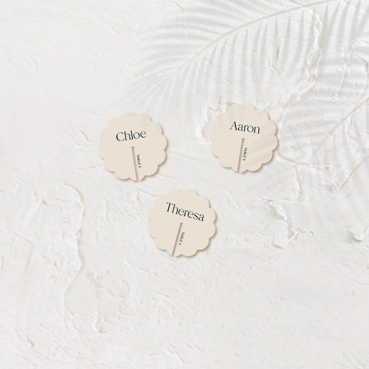 Unique Acrylic Drinks Tag - Chloe 1 - Wedding Signs