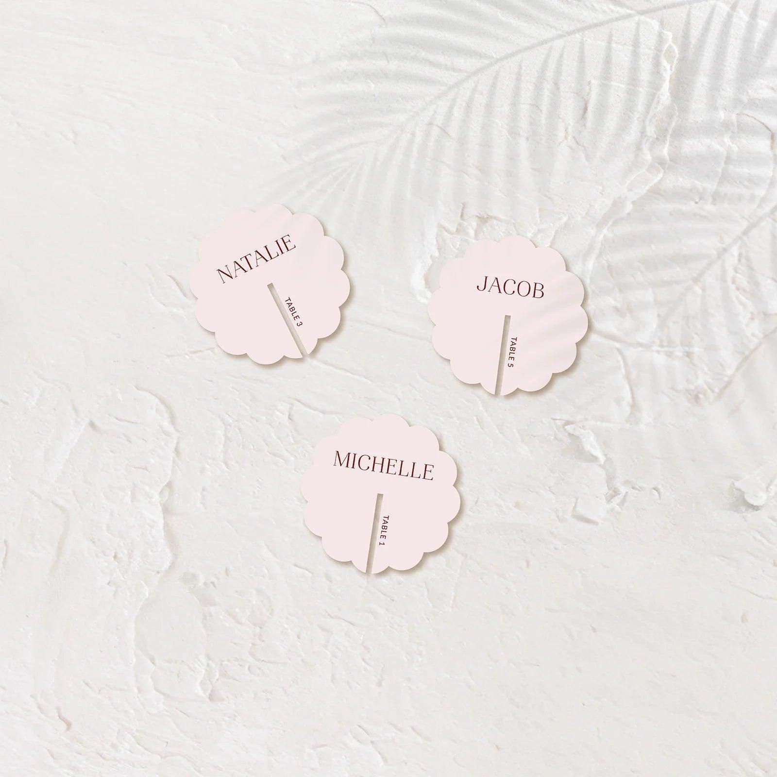 Unique Acrylic Drinks Tag - Josephine 1 - Wedding Signs
