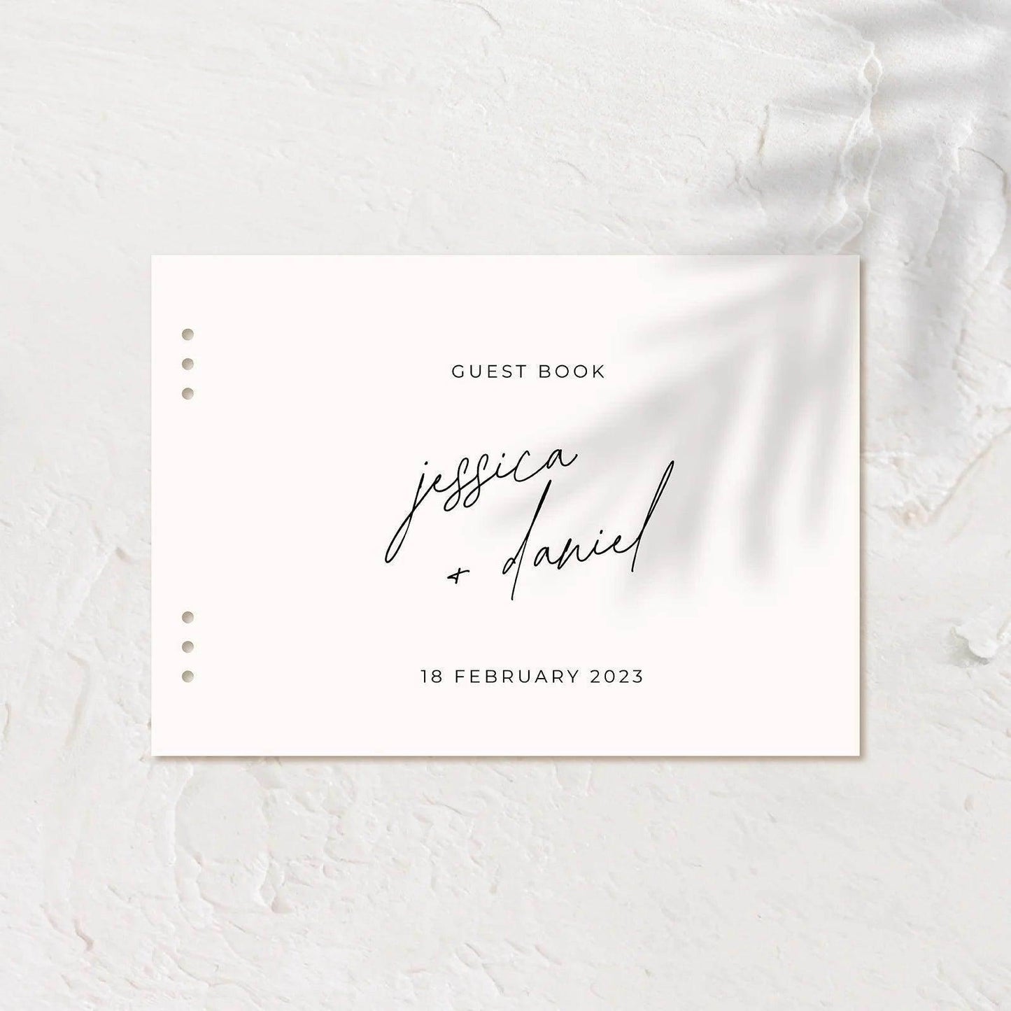 Unique Acrylic Guest Book - Jessica 1 - Wedding Signs